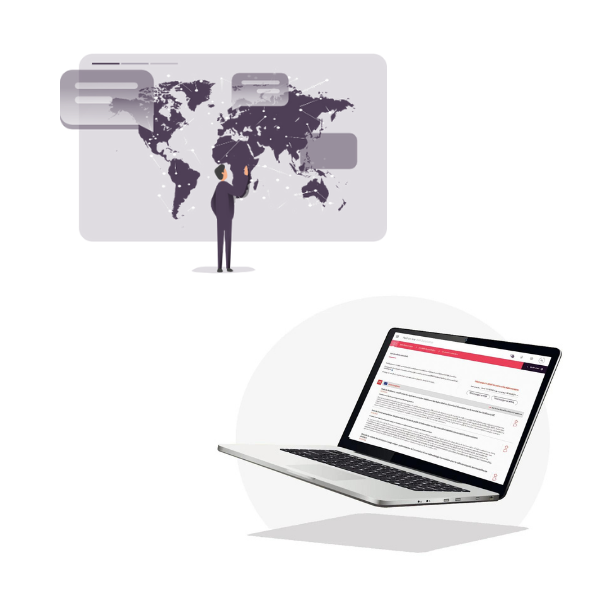 Red-on-line: partenaire pour la conformité et la gestion des risques dans plus de 80 pays